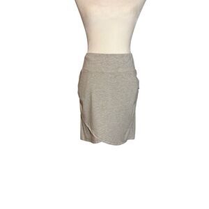 Earth Yoga gray faux wrap skirt - XL